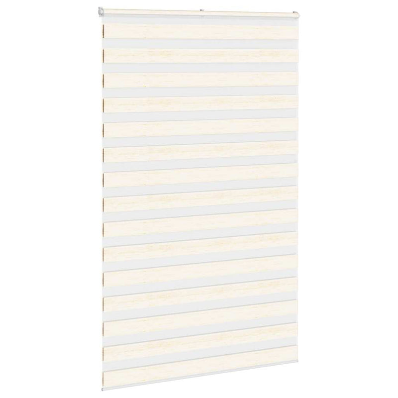 Afbeelding laden in galerijviewer, Vidaxl zebra blind 145x230cm stofbreedte 140,9cm polyester marmerbeige
