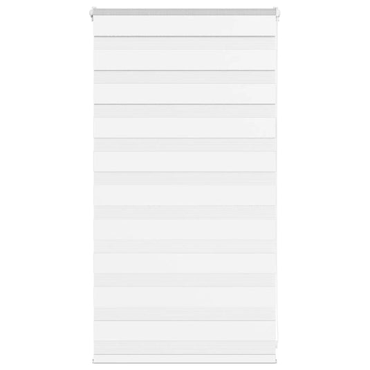 Vidaxl zebra blind 70x100 cm stofbreedte 65,9 cm polyester wit