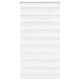 Vidaxl zebra blind 70x100 cm stofbreedte 65,9 cm polyester wit