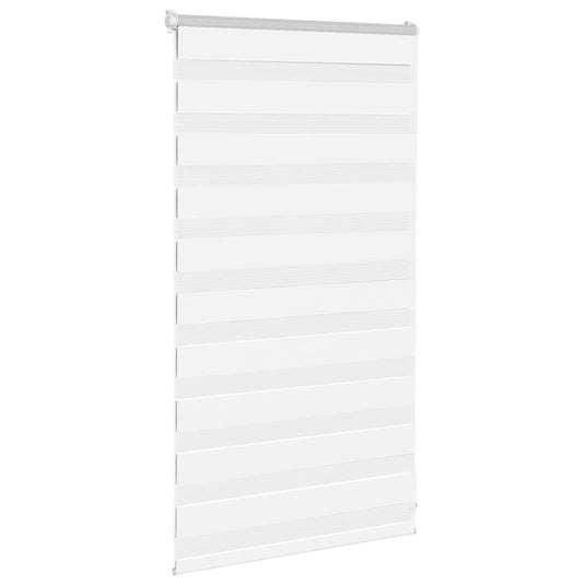 Vidaxl zebra blind 70x100 cm stofbreedte 65,9 cm polyester wit