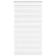 Vidaxl zebra blind 75x100 cm stofbreedte 70,9 cm polyester wit