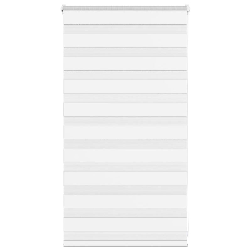 Afbeelding laden in galerijviewer, Vidaxl zebra blind 80x100 cm stofbreedte 75,9 cm polyester wit
