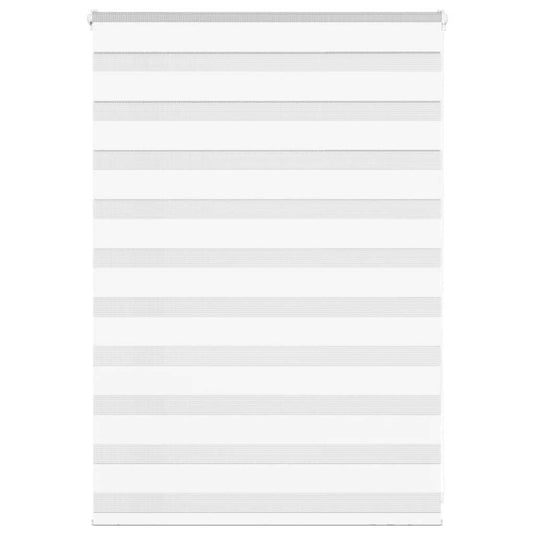 Vidaxl zebra blind 100x100 cm stofbreedte 95,9 cm polyester wit