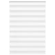 Vidaxl zebra blind 100x100 cm stofbreedte 95,9 cm polyester wit