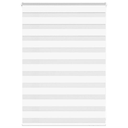 Vidaxl zebra blind 105x100 cm stofbreedte 100,9 cm polyester wit
