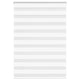 Vidaxl zebra blind 105x100 cm stofbreedte 100,9 cm polyester wit
