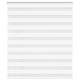 Vidaxl zebra blind 130x100 cm stofbreedte 125,9 cm polyester wit