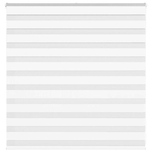Vidaxl zebra blind 140x100 cm stofbreedte 135,9 cm polyester wit