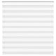Vidaxl zebra blind 140x100 cm stofbreedte 135,9 cm polyester wit