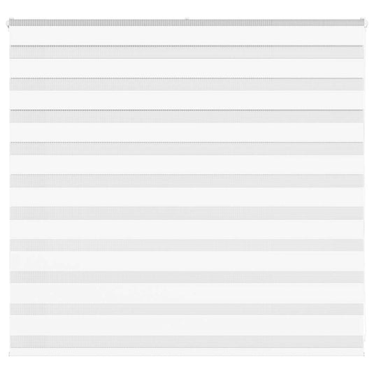 Vidaxl zebra blind 160x100 cm stofbreedte 155,9 cm polyester wit