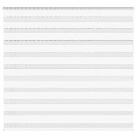 Vidaxl zebra blind 165x100 cm stofbreedte 160,9 cm polyester wit