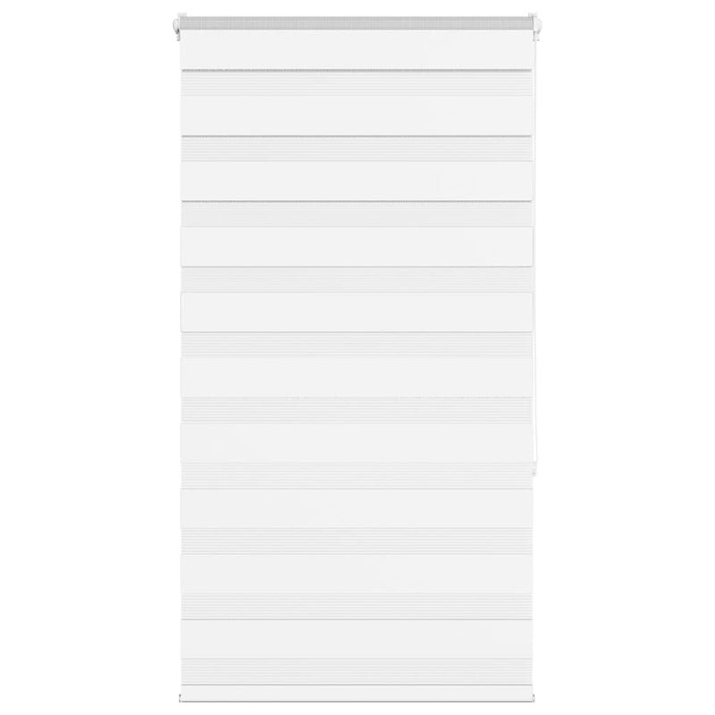 Afbeelding laden in galerijviewer, Vidaxl zebra blind 70x150 cm stofbreedte 65,9 cm polyester wit
