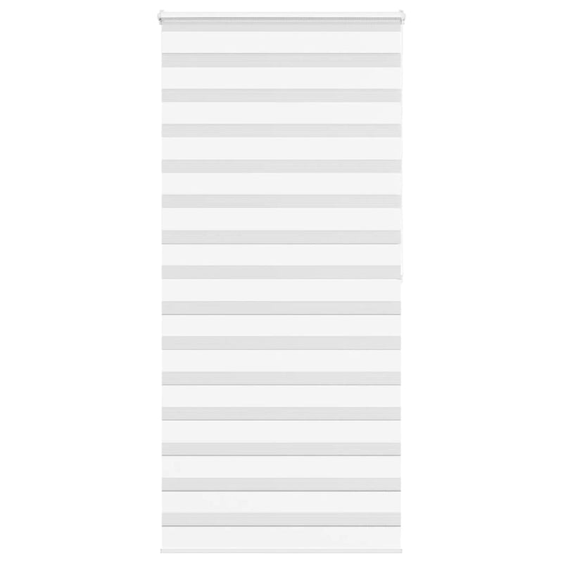 Afbeelding laden in galerijviewer, Vidaxl zebra rolgordijn 110x200 cm stofbreedte 105,9cm polyester wit
