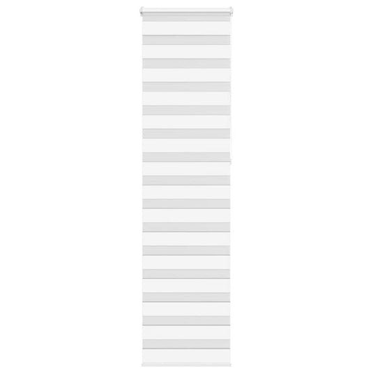 Vidaxl zebra rolgordijn 55x230 cm stofbreedte 50,9 cm polyester wit