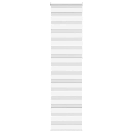Vidaxl zebra rolgordijn 60x230 cm stofbreedte 55,9 cm polyester wit