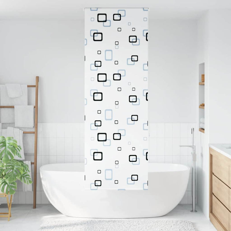 Afbeelding laden in galerijviewer, Vidaxl doucherolgordijn 80x240 cm stofbreedte 76 cm

