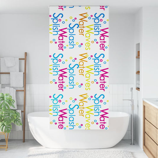 Vidaxl doucherolgordijn 90x240 cm stofbreedte 86 cm