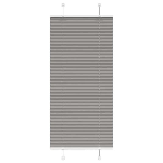 Vidaxl plissé rolgordijn 65x150 cm stofbreedte 64,4 cm antraciet