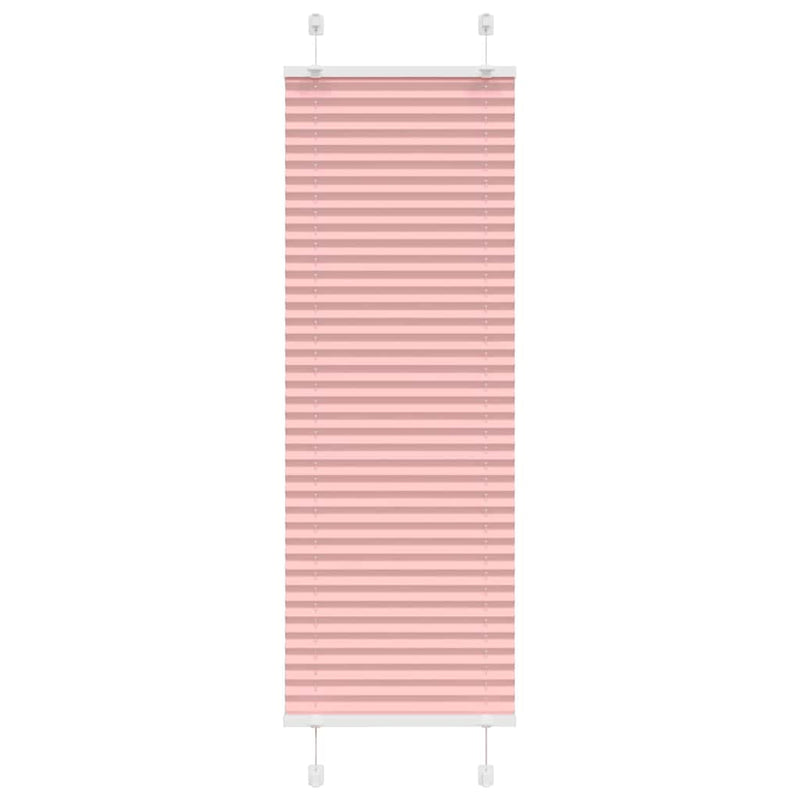 Afbeelding laden in galerijviewer, Vidaxl plissé rolgordijn 40x100 cm stofbreedte 39,4 cm polyester roze
