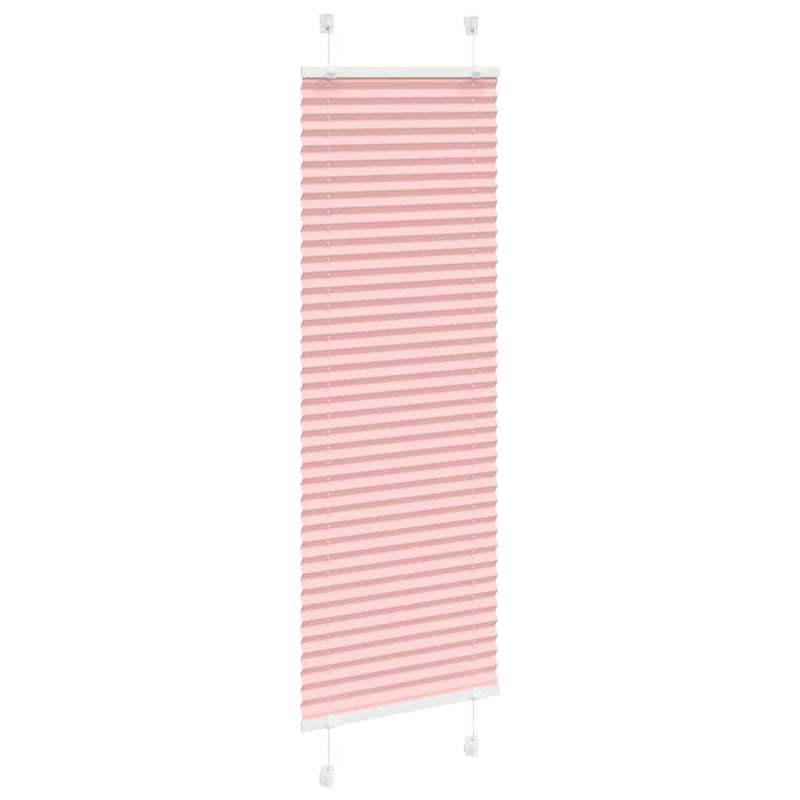 Afbeelding laden in galerijviewer, Vidaxl plissé rolgordijn 40x150 cm stofbreedte 39,4 cm polyester roze
