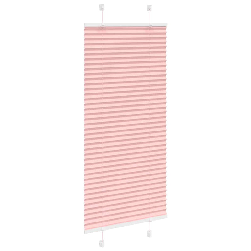 Afbeelding laden in galerijviewer, Vidaxl plissé rolgordijn 65x150 cm stofbreedte 64,4 cm polyester roze
