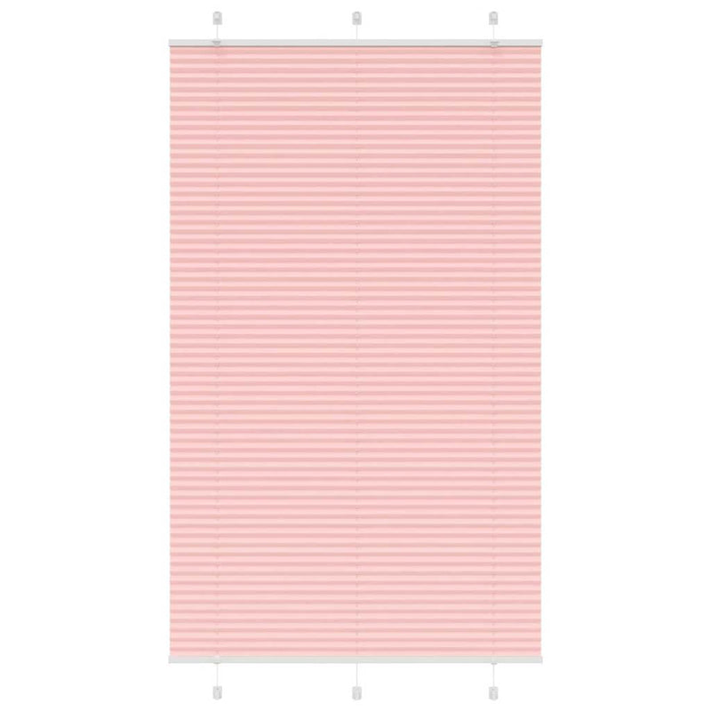 Afbeelding laden in galerijviewer, Vidaxl plissé rolgordijn 115x200cm stofbreedte 114,4cm polyester roze
