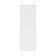 Vidaxl plissé rolgordijn 40x100 cm stofbreedte 39,4 cm polyester wit