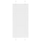 Vidaxl plissé rolgordijn 65x100 cm stofbreedte 64,4 cm polyester wit
