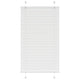 Vidaxl plissé rolgordijn 80x100 cm stofbreedte 79,4 cm polyester wit