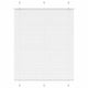 Vidaxl plissé rolgordijn 105x100cm stofbreedte 104,4cm polyester wit