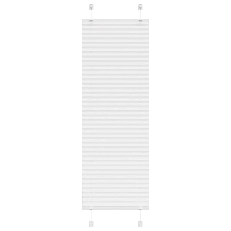 Afbeelding laden in galerijviewer, Vidaxl plissé rolgordijn 40x150 cm stofbreedte 39,4 cm polyester wit
