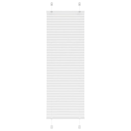 Vidaxl plissé rolgordijn 40x150 cm stofbreedte 39,4 cm polyester wit