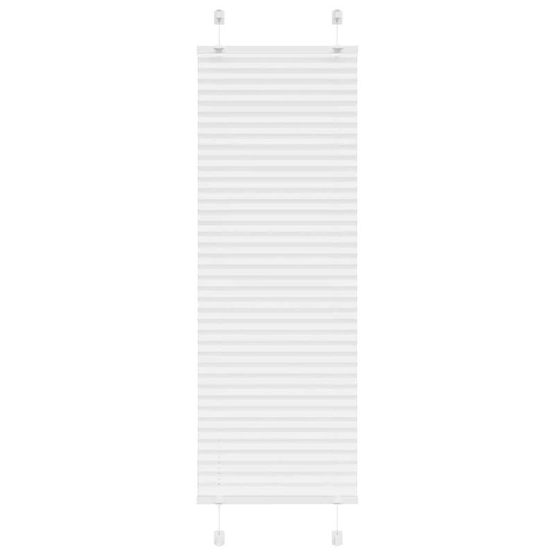 Afbeelding laden in galerijviewer, Vidaxl plissé rolgordijn 50x150 cm stofbreedte 49,4 cm polyester wit

