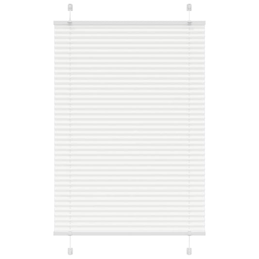 Vidaxl plissé rolgordijn 90x150 cm stofbreedte 89,4 cm polyester wit