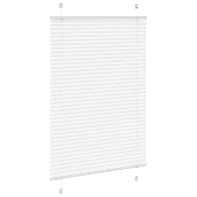 Afbeelding laden in galerijviewer, Vidaxl plissé rolgordijn 90x150 cm stofbreedte 89,4 cm polyester wit
