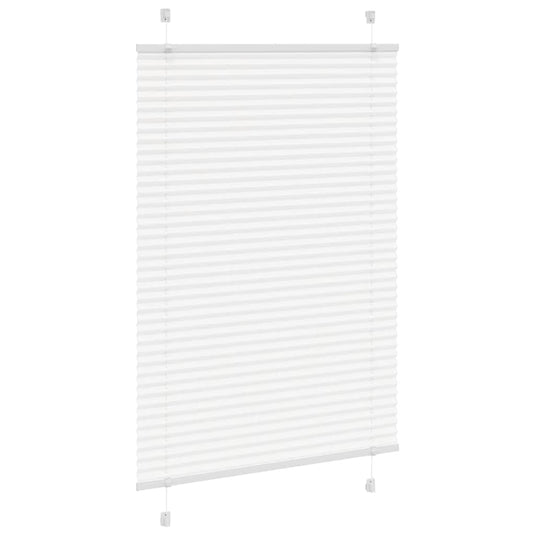 Vidaxl plissé rolgordijn 90x150 cm stofbreedte 89,4 cm polyester wit