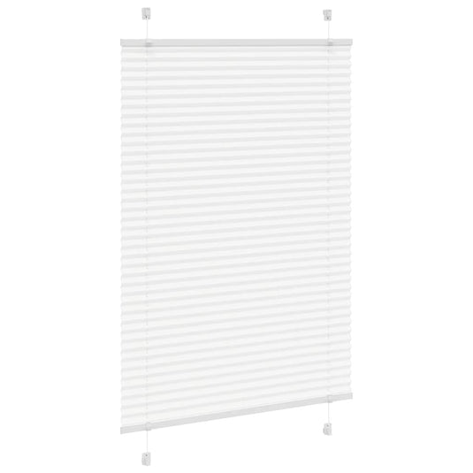 Vidaxl plissé rolgordijn 95x150 cm stofbreedte 94,4 cm polyester wit