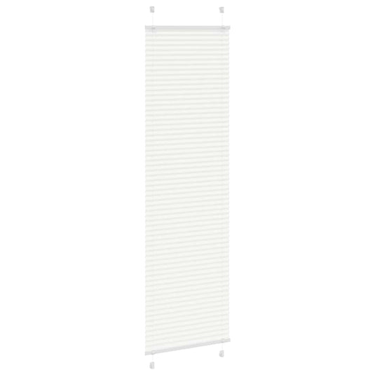 Vidaxl plissé rolgordijn 60x200 cm stofbreedte 59,4 cm polyester wit