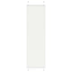 Vidaxl plissé rolgordijn 65x200 cm stofbreedte 64,4 cm polyester wit