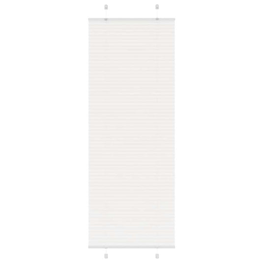 Vidaxl plissé rolgordijn 70x200 cm stofbreedte 69,4 cm polyester wit