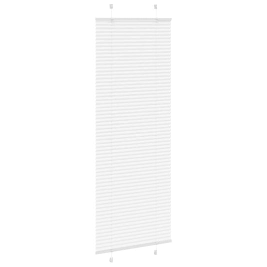 Vidaxl plissé rolgordijn 70x200 cm stofbreedte 69,4 cm polyester wit