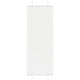 Vidaxl plissé rolgordijn 75x200 cm stofbreedte 74,4 cm polyester wit