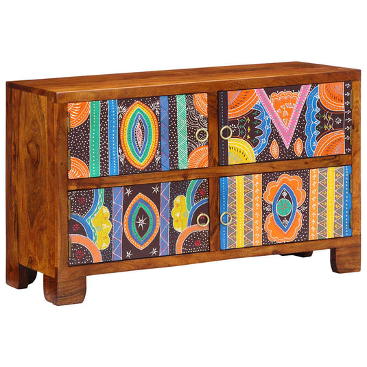 Vidaxl schoenenkast bruin 90 x 35 x 55 cm massief acaciahout