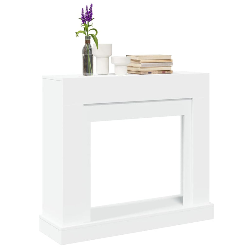 Afbeelding laden in galerijviewer, Vidaxl haardombouw 100x30x87,5 cm bewerkt hout wit
