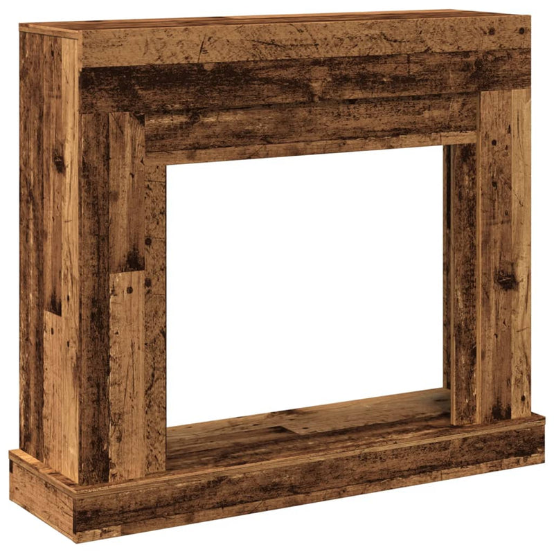 Afbeelding laden in galerijviewer, Vidaxl haardombouw 100x30x87,5 cm bewerkt hout oud houtkleurig
