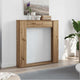 Vidaxl haardombouw 100x20x100 cm bewerkt hout artisanaal eikenkleurig