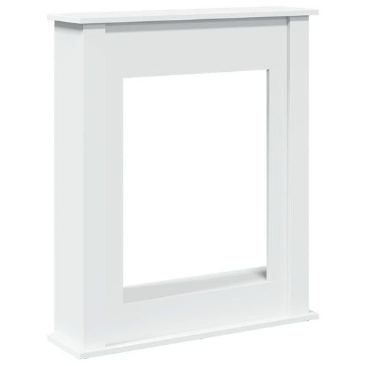 Vidaxl haardombouw 75x20x87,5 cm bewerkt hout wit