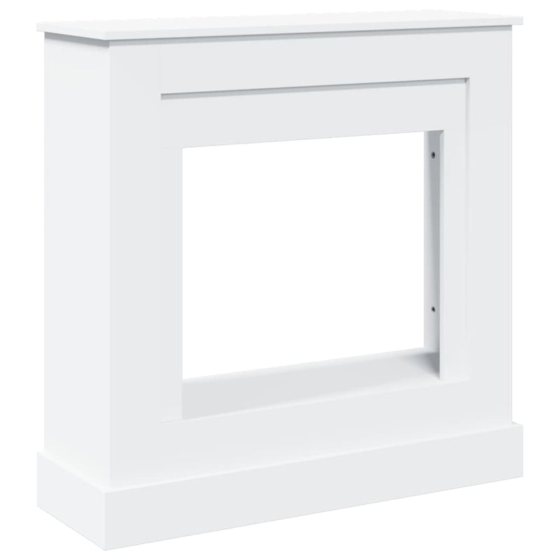Afbeelding laden in galerijviewer, Vidaxl haardombouw 90x30x90 cm bewerkt hout wit
