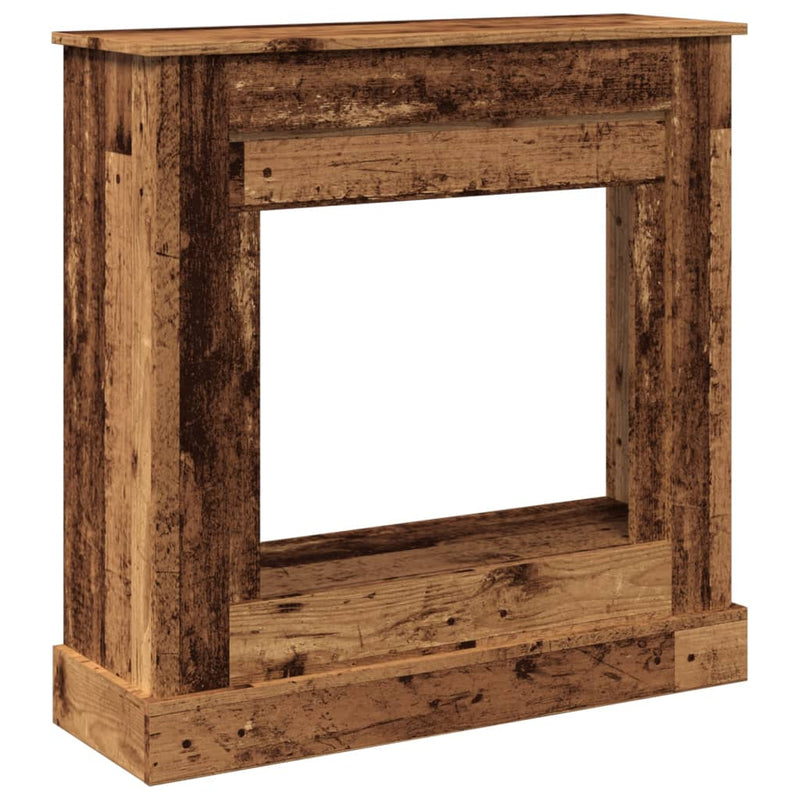 Afbeelding laden in galerijviewer, Vidaxl haardombouw 90x30x90 cm bewerkt hout oud houtkleurig
