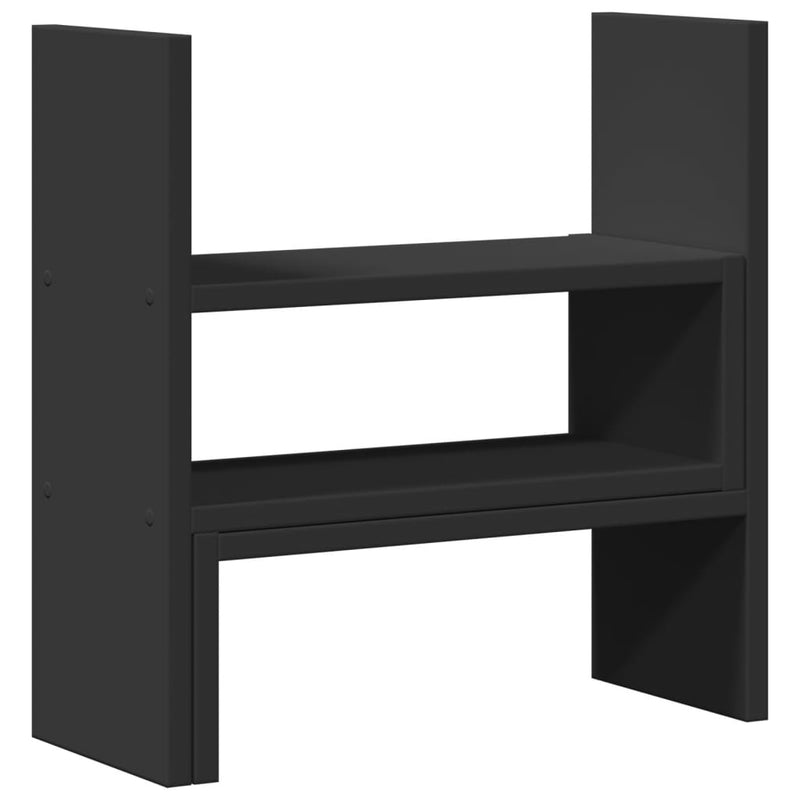 Afbeelding laden in galerijviewer, Vidaxl bureau organiser 40x17x41 cm bewerkt hout zwart
